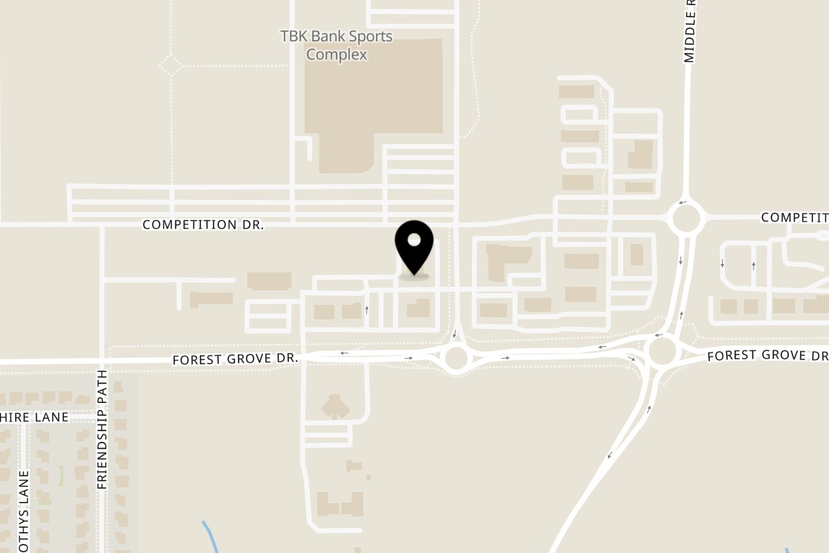 Map showing the location of Ghost Chicken on 6828 Championship Dr in Bettendorf